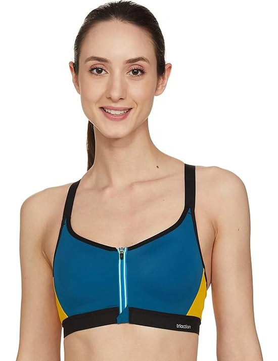 Triumph Triaction Violet Racer Sports Bra