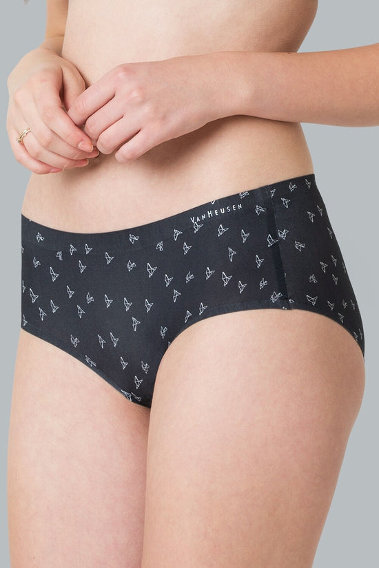 Van Heusen Seamless Hipster Panty- Origamy AOP