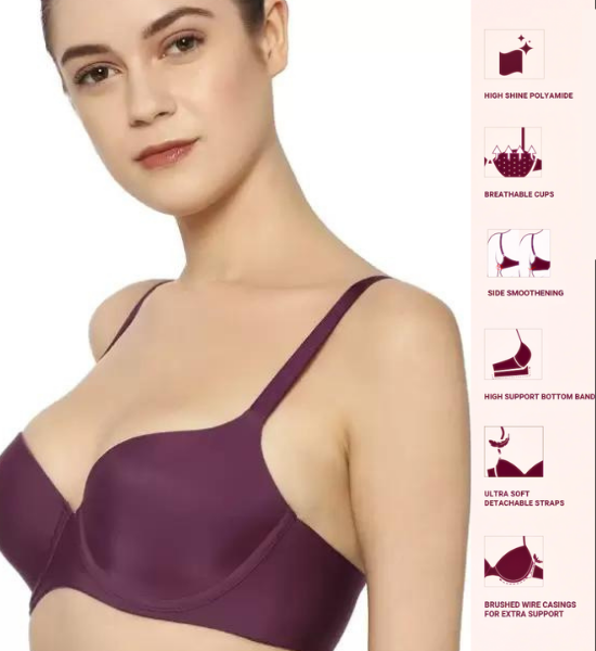 Triumph Lightly Padded Wired T-Shirt Bra - Skin