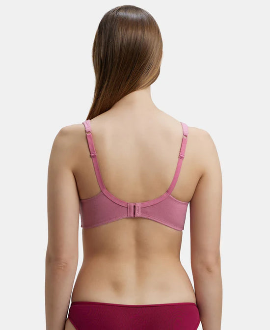 Jockey Wirefree Padded Full Coverage Lounge Bra - Heather Rose