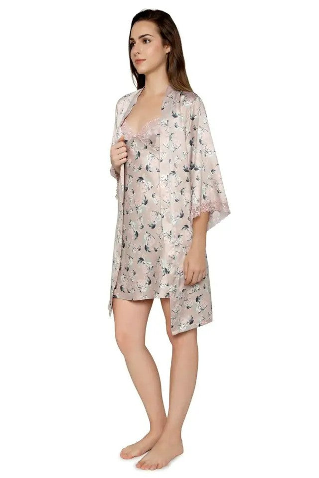 Triumph Aqua Rosie Robe Nightwear