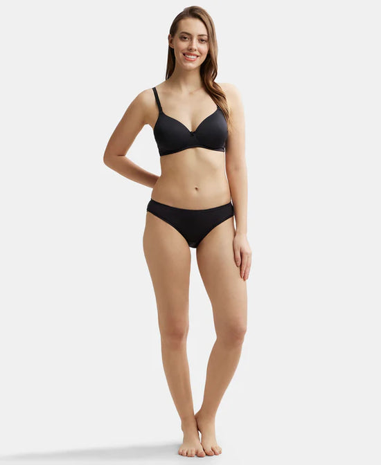 Jockey Mid Waist Bikini With Concealed Waistband and StayFresh Treatment Panty