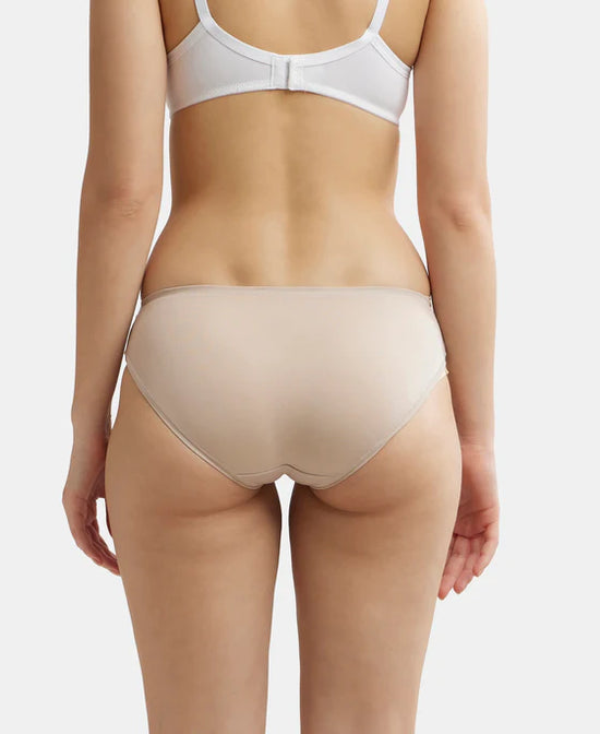 Jockey Mid Waist Bikini With Concealed Waistband and StayFresh Treatment Panty