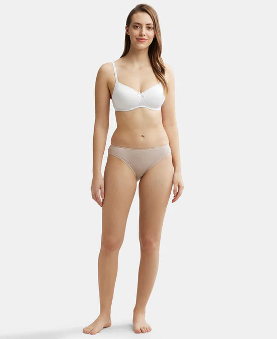 Jockey Mid Waist Bikini With Concealed Waistband and StayFresh Treatment Panty