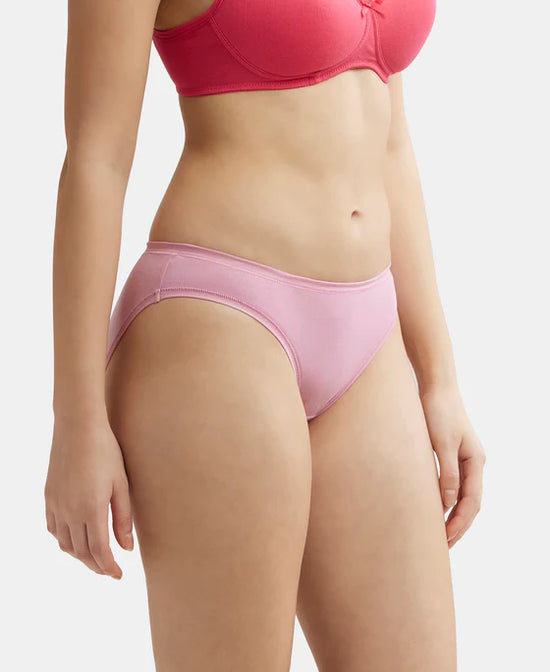 Jockey Mid Waist Bikini With Concealed Waistband and StayFresh Treatment Panty