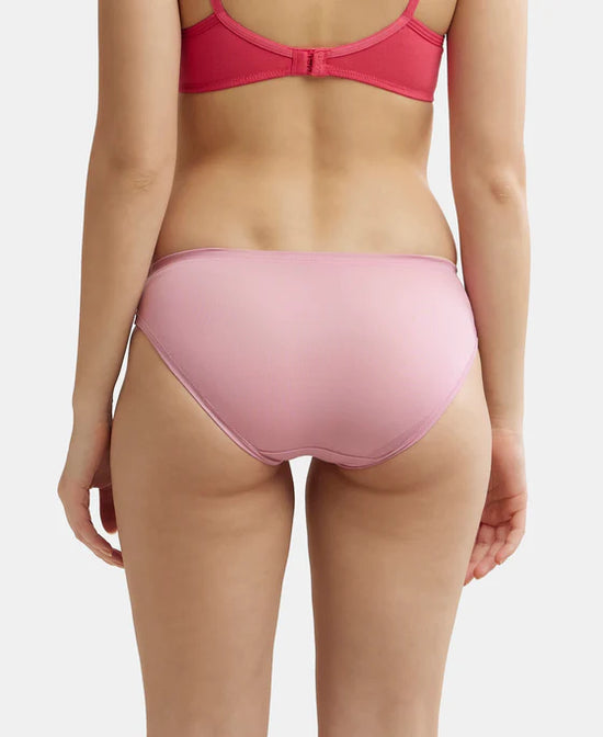 Jockey Mid Waist Bikini With Concealed Waistband and StayFresh Treatment Panty