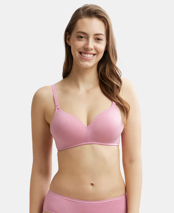 Jockey Wirefree Padded  Full Coverage Multiway T-Shirt Bra with Adjustable Straps