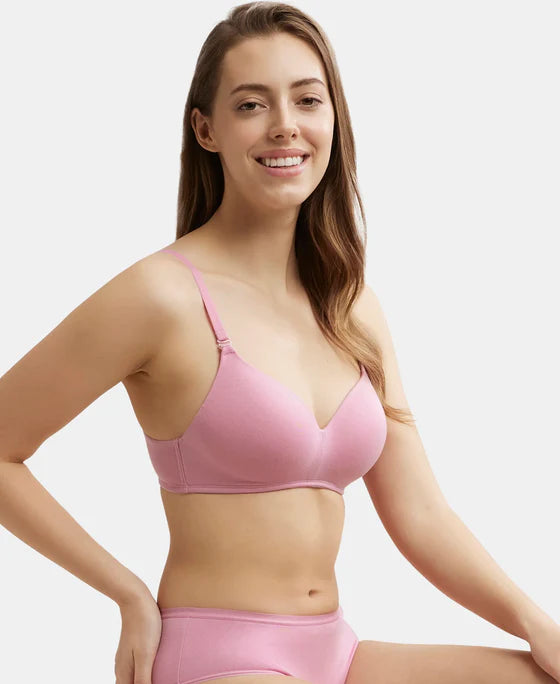 Jockey Wirefree Padded  Full Coverage Multiway T-Shirt Bra with Adjustable Straps