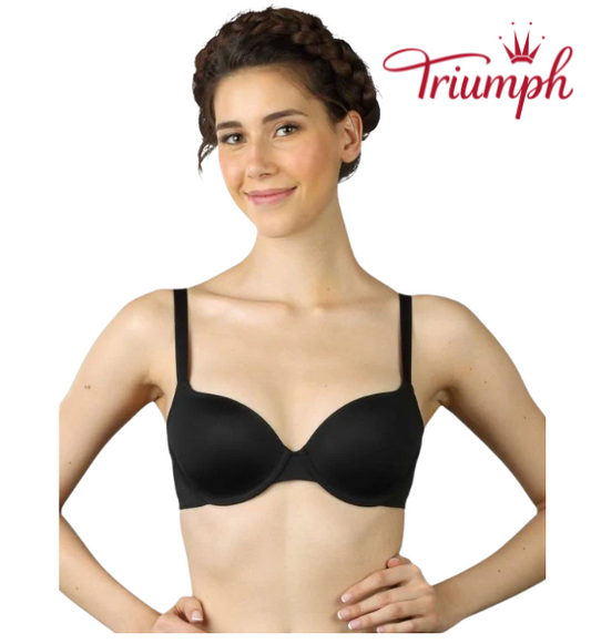 Triumph Padded Wired Medium Coverage T-Shirt Bra - Black