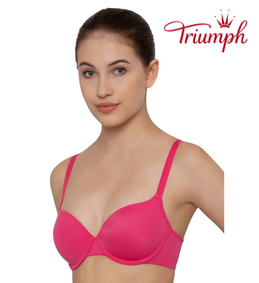 Triumph Padded Wired Medium Coverage T-Shirt Bra - Pink