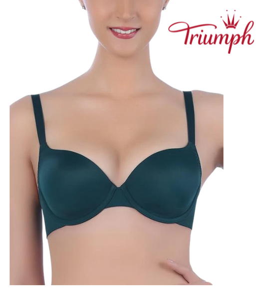 Triumph Padded Wired Medium Coverage T-Shirt Bra - Night Forest