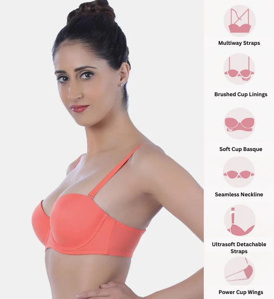 Triumph Wired Detachable Padded Multi-Optional T-shirt Bra