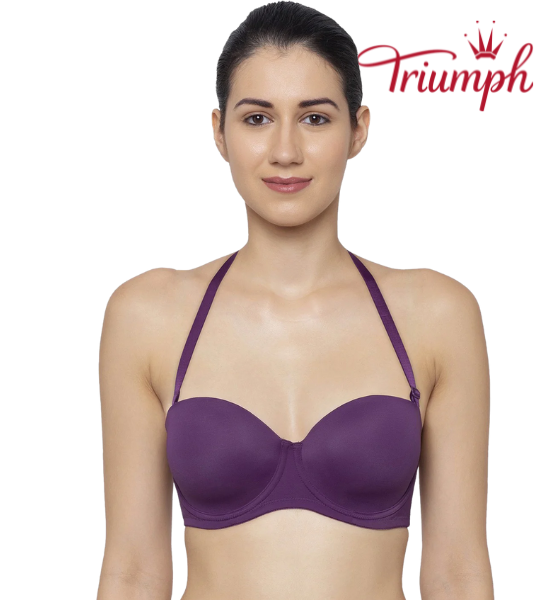 Triumph Purple Wired Padded Multi-Optional T-shirt Bra