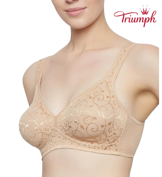 Triumph Non Wired Non Padded Printed Bra