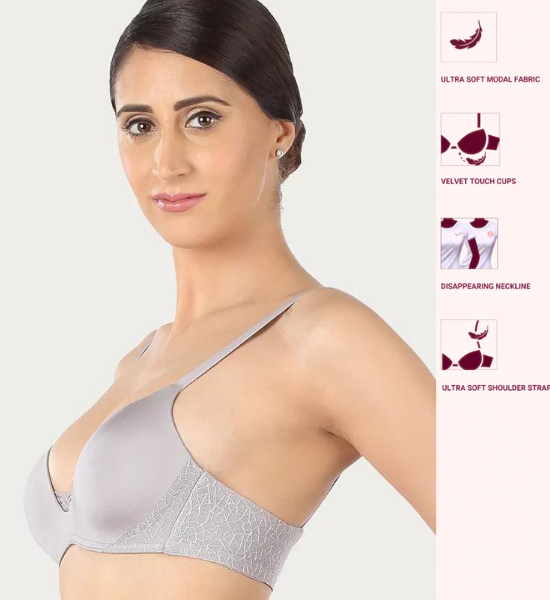 Triumph Magic Wire Grey Comfort Curve T-Shirt Bra