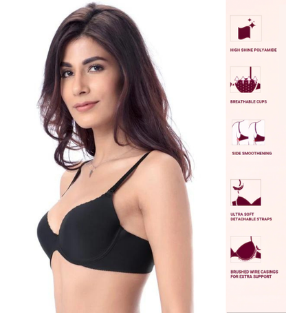 Pretty Secret Seamless Underwired Lightly Padded T-shirt Bra