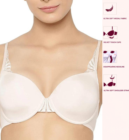 Triumph International Women's Padded Wired Bra - Nude Beige