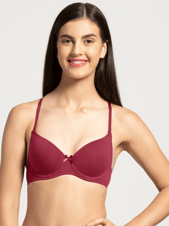 Jockey Beet Red Full Coverage Underwired T-Shirt Bra