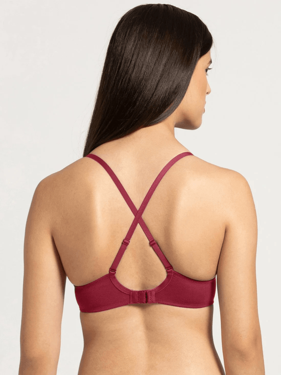 Jockey Beet Red Full Coverage Underwired T-Shirt Bra