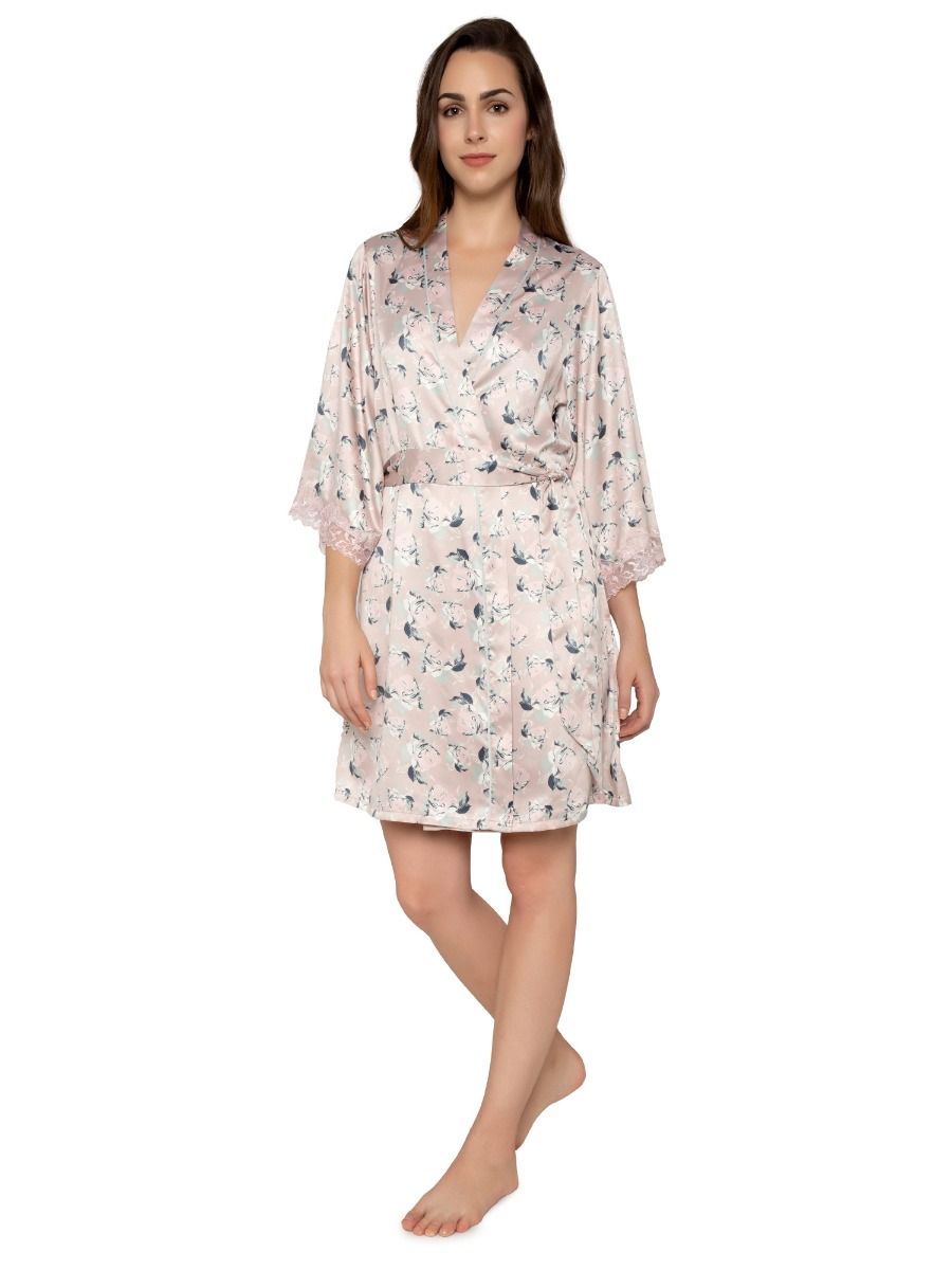 Triumph Aqua Rosie Robe Nightwear