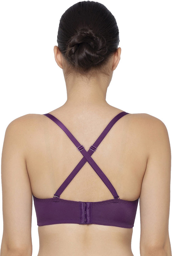 Triumph Purple Wired Padded Multi-Optional T-shirt Bra