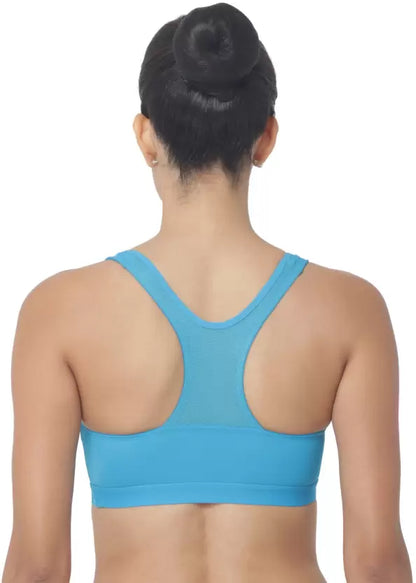 Triaction by Triumph Blue Sports Bra Medium Size