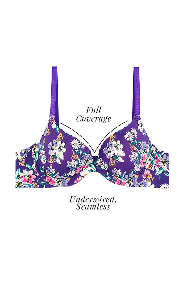 Pretty Secrets Floral Underwired Lightly Padded Bra