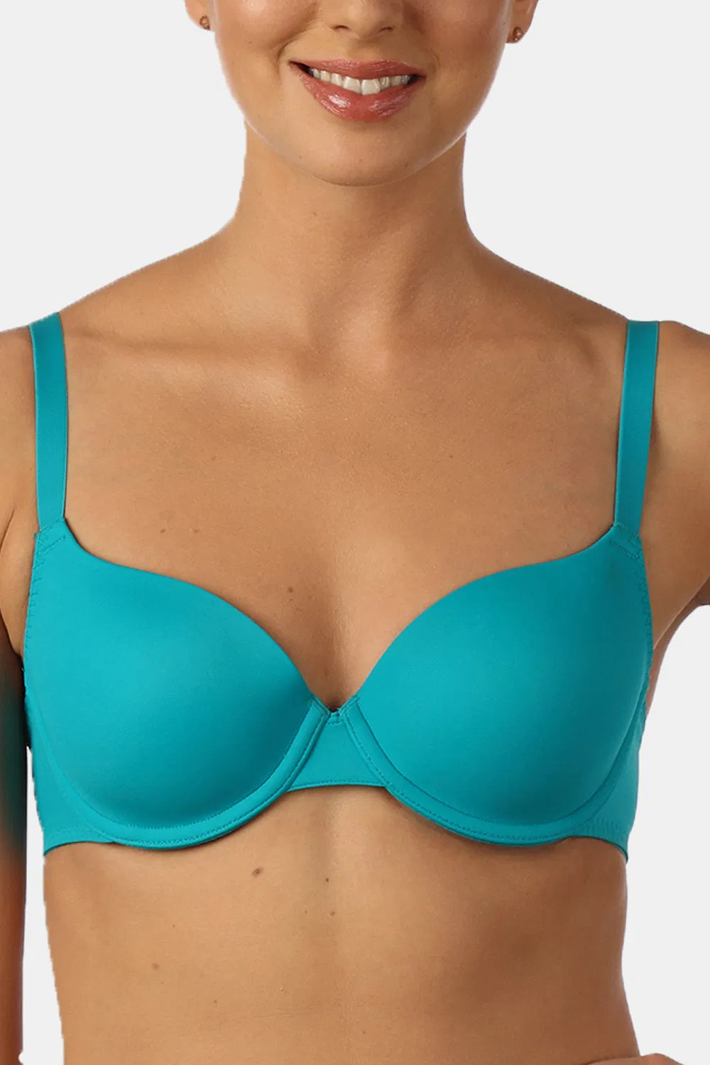 Triumph Padded Wired Medium Coverage T-Shirt Bra - Sea Blue