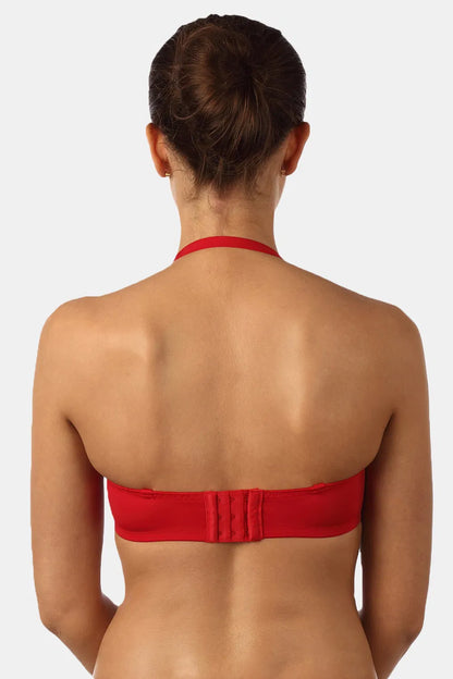 Triumph Red-Coloured Wired Detachable Padded Multi-Optional T-shirt Bra