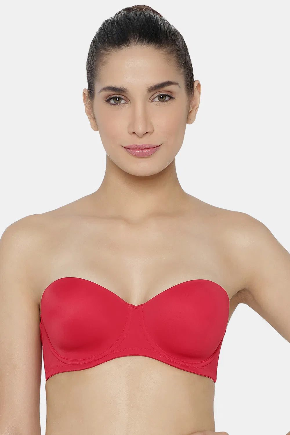 Triumph Cherry Red-Coloured Wired Detachable Padded Multi-Optional T-shirt Bra