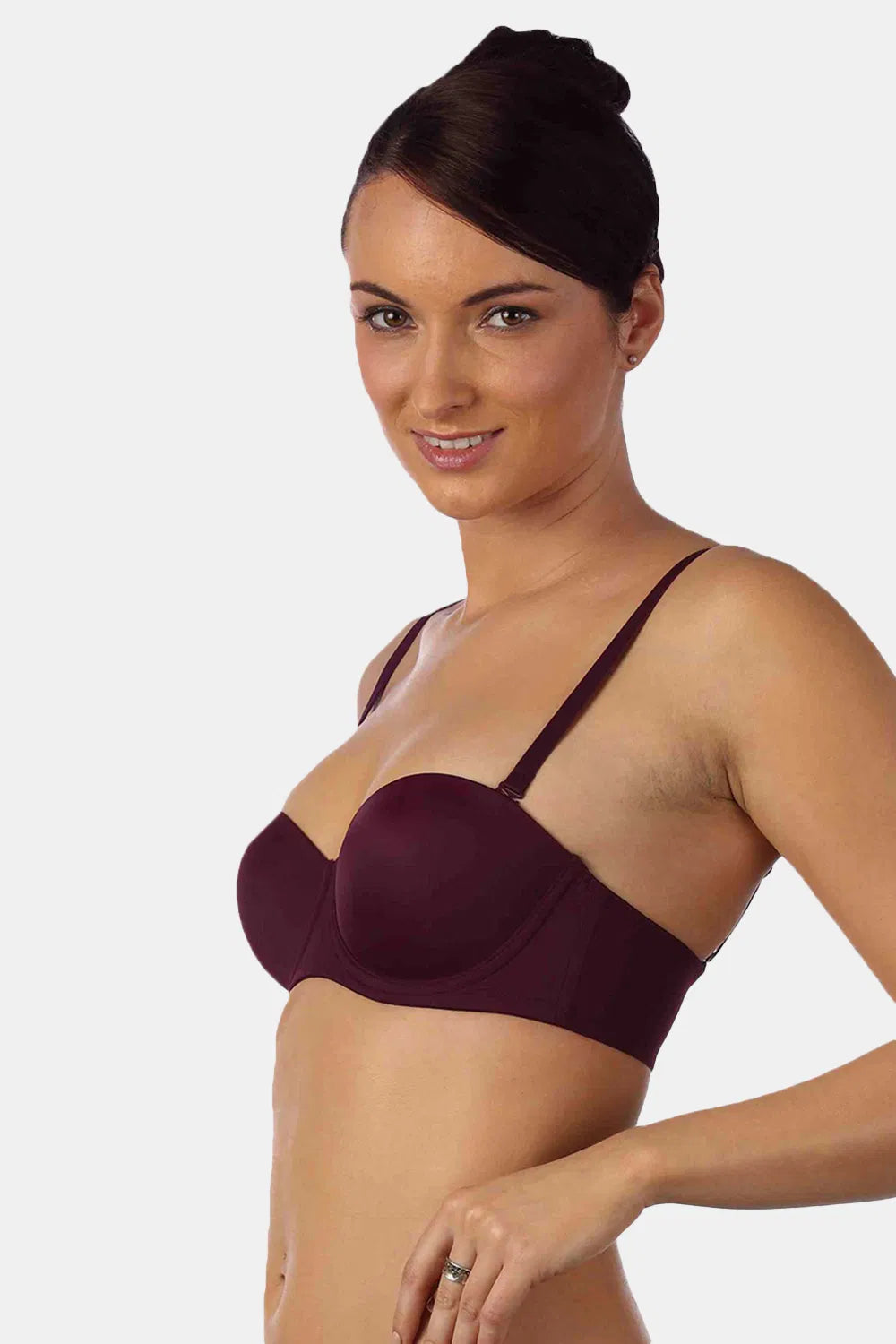Triumph Green Coloured Wired Detachable Padded Multi-Optional T-shirt Bra