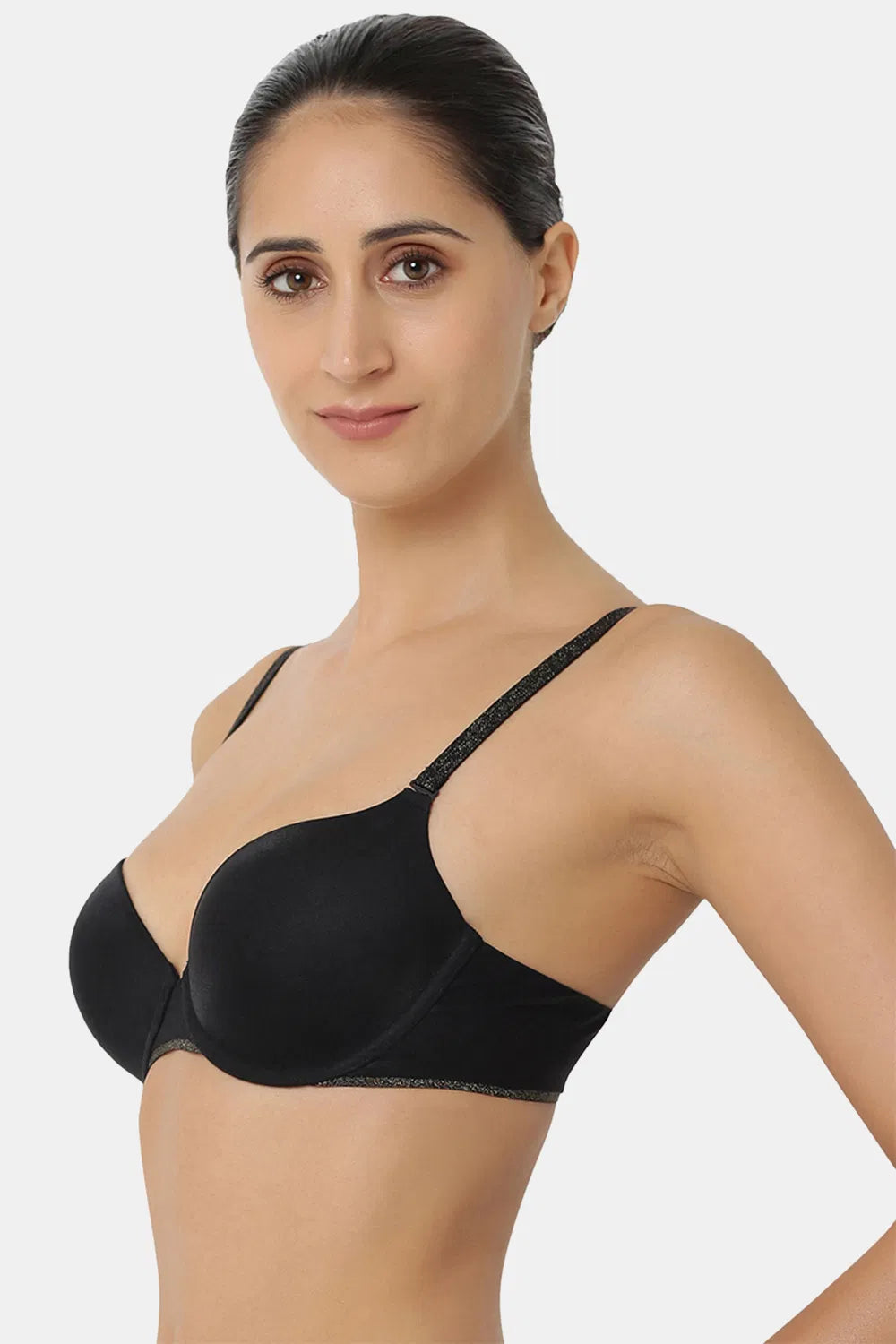 Sunshine Glow: Triumph Black Padded Wired T-Shirt Bra