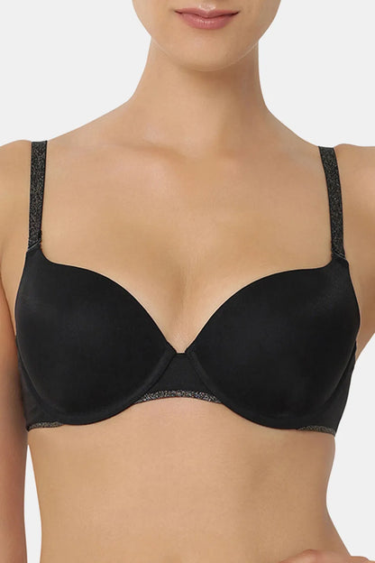 Sunshine Glow: Triumph Black Padded Wired T-Shirt Bra