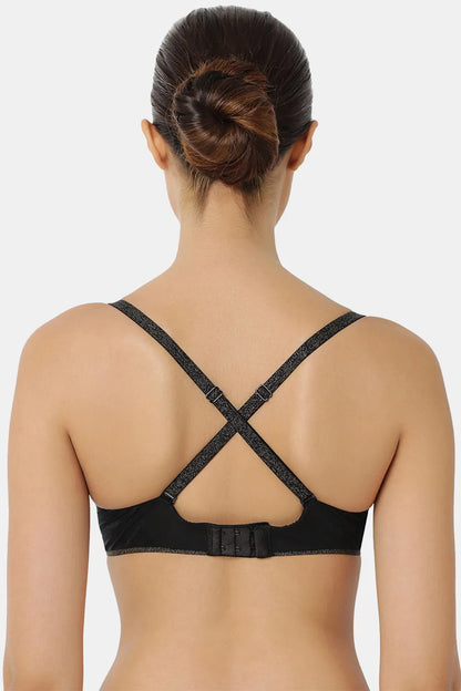 Sunshine Glow: Triumph Black Padded Wired T-Shirt Bra