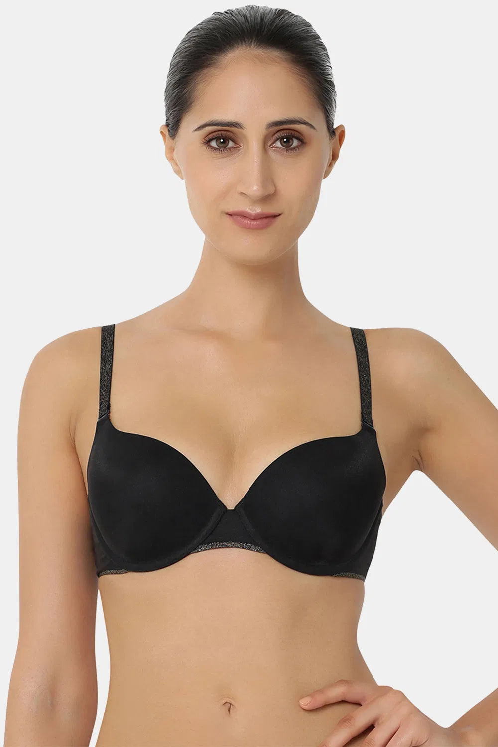 Sunshine Glow: Triumph Black Padded Wired T-Shirt Bra