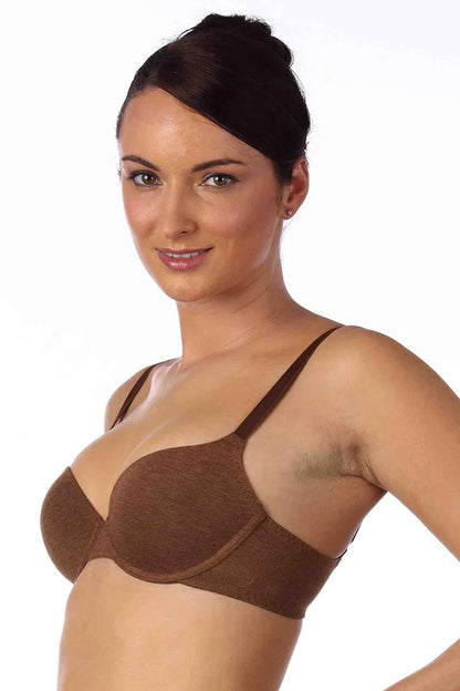 Triumph Smooth Padded Underwired  Bra-Brown