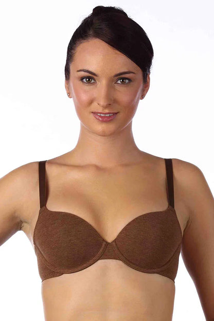 Triumph Smooth Padded Underwired  Bra-Brown