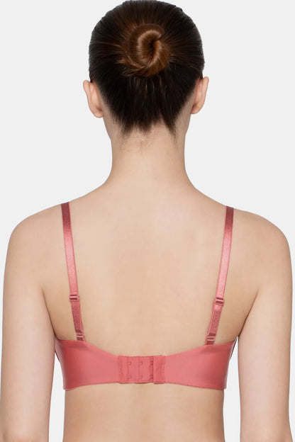 Triumph Melange Padded Wirefree T-Shirt Bra-Vintage Pink