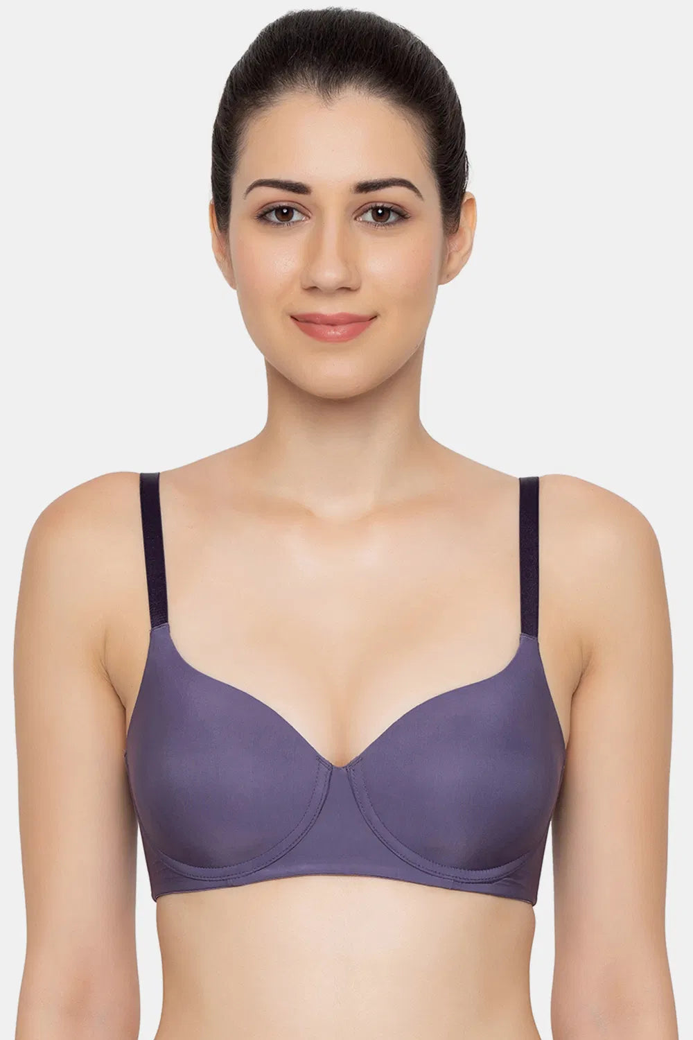 Triumph Melange Padded Wirefree T-Shirt Bra-Water Blue