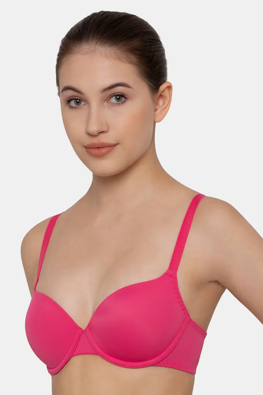 Triumph Padded Wired Medium Coverage T-Shirt Bra - Pink