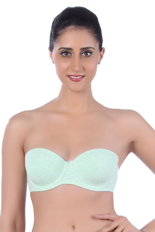 Triumph Green Padded Wired Strapless T-Shirt Bra